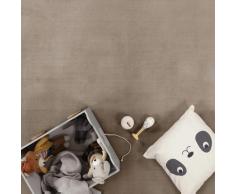 Kurzflor-Teppich TATAMI 475 Beige Rund Paco Home