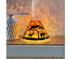 LED-Leuchte Craquelé-Glas "Safari" Eldo