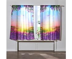 Vorhang "Lavendel" 140 x 140 cm 2er-Set Eldo