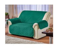 Sofaüberwurf 2-Sitzer grün, 188 x 225 cm
