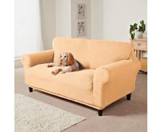 Sofabezug 2-Sitzer beige Eldo