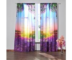 Vorhang "Lavendel" 140 x 230 cm 2er-Set Eldo