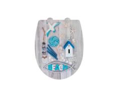 WENKO Premium WC-Sitz Beach High Gloss, Thermoplast