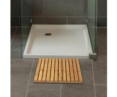 WENKO Badematte, Bodenrost für Dusche, Bad, Pool mit rutschhemmender Unterseite