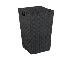 Wäschetruhe Adria Square Schwarz WENKO