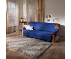 Sofaüberwurf 3-Sitzer blau