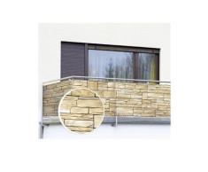 Maximex Sichtschutz Mauer 5m, für Balkon und Terrasse
