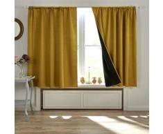 Verdunkelungsvorhang goldfarben 140 x 140 cm Eldo