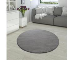 Hochflor-Teppich RABBIT 780 Anthrazit Rund Paco Home