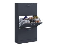 VCM Schuhschrank "Sipos L" Anthrazit