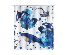 Duschvorhang Aquaris 180 x 200 cm Meeresmotiv WENKO