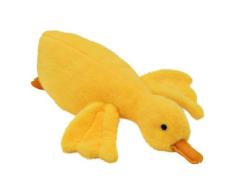 Stofftier Ente aus Textil Gelb