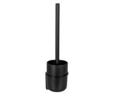 WENKO Turbo-Loc® WC-Garnitur Mod. Carpino Schwarz, Befestigen ohne Bohren