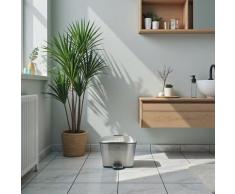 Badezimmer-Mülleimer Edelstahl 2x3 L Clarsen