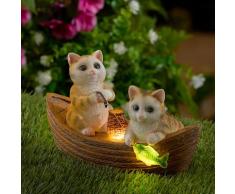 Solarleuchte "Katzen im Boot" Gainsborough