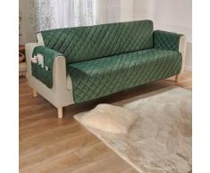 Sofaüberwurf 3-Sitzer grün 180 x 150 cm Eldo