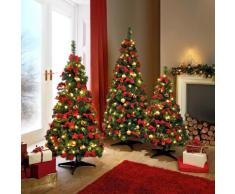 LED-Weihnachtsbaum geschmückt 150 cm Eldo