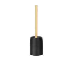 WC-Garnitur „Altavalle“ Schwarz Polyresin/Bambus WENKO