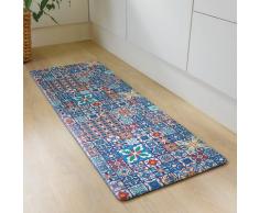 Küchenläufer Blumendesign Antirutsch 120x45cm