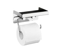 Toilettenpapierhalter 2-in-1 Edelstahl WENKO