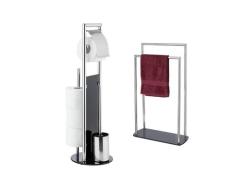 WC-Garnitur & Handtuchständer „Ravina“ 3in1 WC-Set WENKO