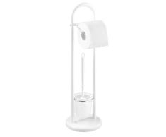 WENKO Stand WC-Garnitur Siena Weiß, aus Stahl