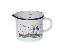 Milchtopf Ø 12 cm mit Ausguss Gänseglück KARL KRÜGER