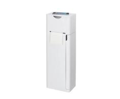 WENKO Stand WC-Garnitur Mod. Imon 6 in 1 Weiß matt, integrierter Toilettenpapierhalter, WC-Bürstenhalter