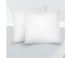 biberna Feinjersey-Kopfkissenbezug Doppelpack weiss, 2x 40x40 cm