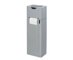 Stand WC-Garnitur „Imon 6-in-1“ mit Ablage Grau matt WENKO