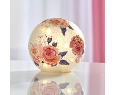 LED-Glaskugel "Rosen" Eldo