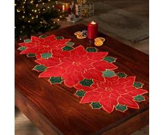 Tischläufer "Weihnachtsstern" Eldo