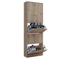VCM Schuhschrank "Sipos XL" Sonoma-Eiche
