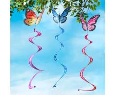Windspiel Schmetterlinge 3er-Set