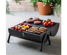 Holzkohlegrill mit 2 Rosten Basilico