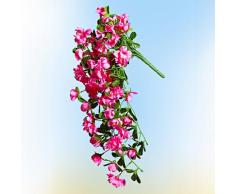 Kunstpflanze Hängeazalee rosa