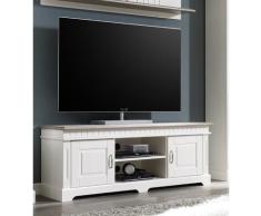 TV-Lowboard weiß Massivholz 144 cm CORDOBA