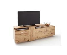 TV-Lowboard Eiche bianco teilmassiv 210 cm Santa Fe