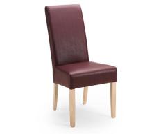 Esszimmerstuhl braun,blau,beige,grau,gelb,grün,lila,orange,rosa,rot,schwarz,silber,türkis,weiß,wählbar Kunstleder JANA von Empinio24