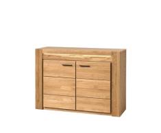 Kommode 2-türig 125 cm Volo Eiche teilmassiv geölt