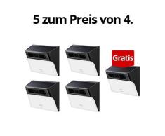 eufy Solar‑Wandleuchte mit Kamera S120 (4er‑Pack)