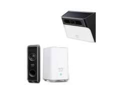 eufy Türklingel mit Kamera S330 und Solar‑Wandleuchte mit Kamera S120