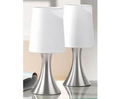 Avena 3 in 1-Sensor Lampen 2er-Set Silber