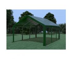 Partyzelt Pavillon 4x6m Modular Pro PE wasserdicht grün