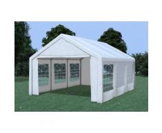 Partyzelt Pavillon 4x6m Classic Pro PE wasserdicht weiß