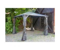 Aluminium Hardtop Pavillon 3x3m Romance wasserdicht stabil