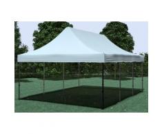 Faltpavillon ALU 4x6 m Professional grau wasserdicht Faltzelt