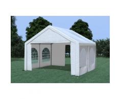 Partyzelt Pavillon 4x4m Modular Pro PE wasserdicht weiß