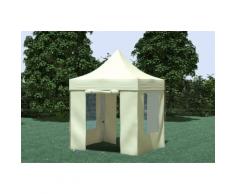 Faltpavillon ALU 2x2 m Professional beige wasserdicht Faltzelt