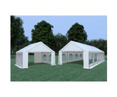 2in 1 Partyzelt Festzelt 5x4m zu 5x10m Modular Pro PVC wasserdicht